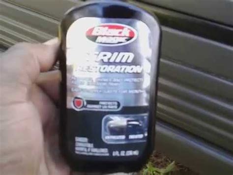 Bring back the shine to car trim with black magic